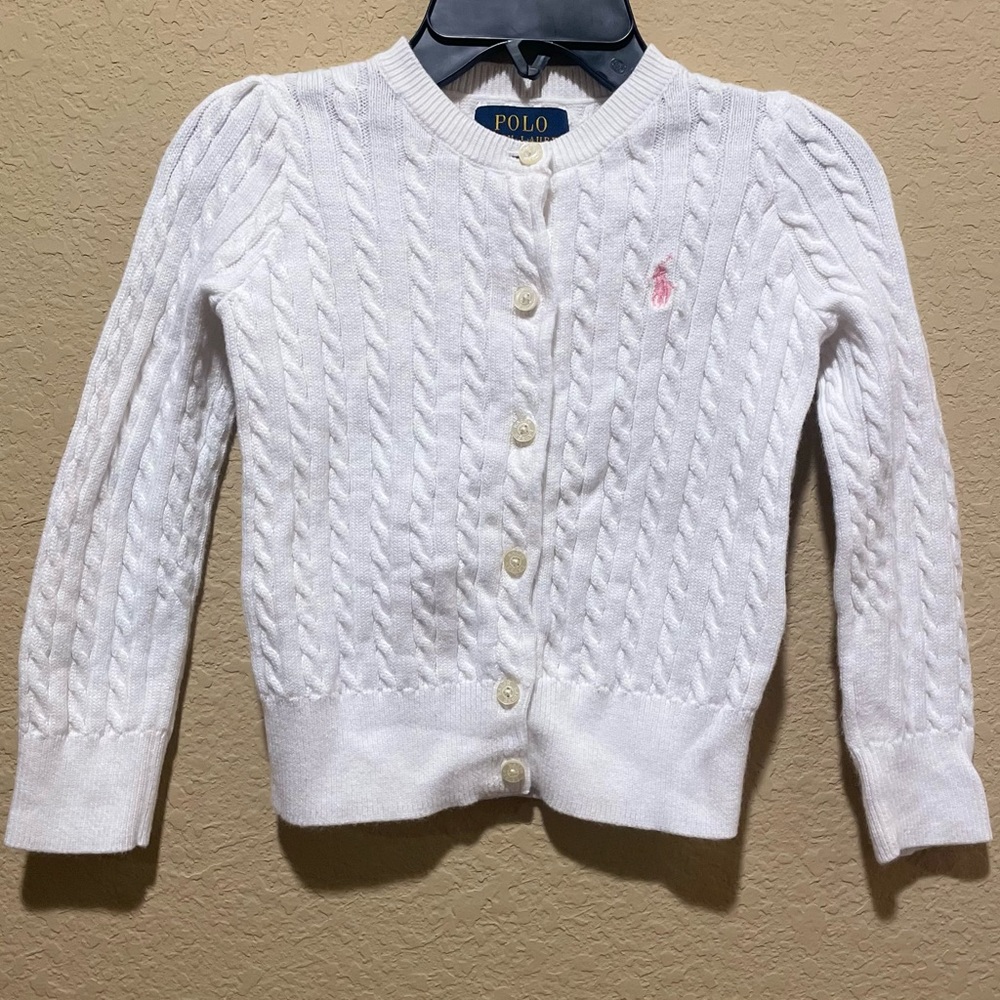 Polo Ralph Lauren Baby Girl's Cable-Knit Cotton Cardigan